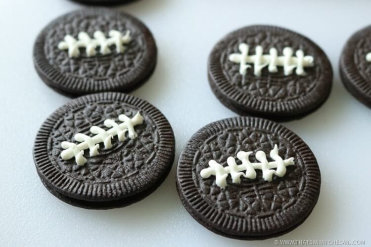 Fun with Food - Oreo Football Treats