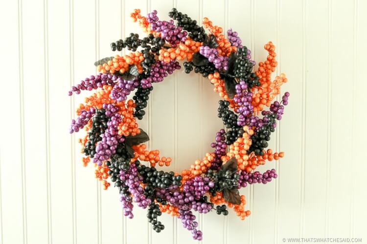 Berry Halloween Wreath