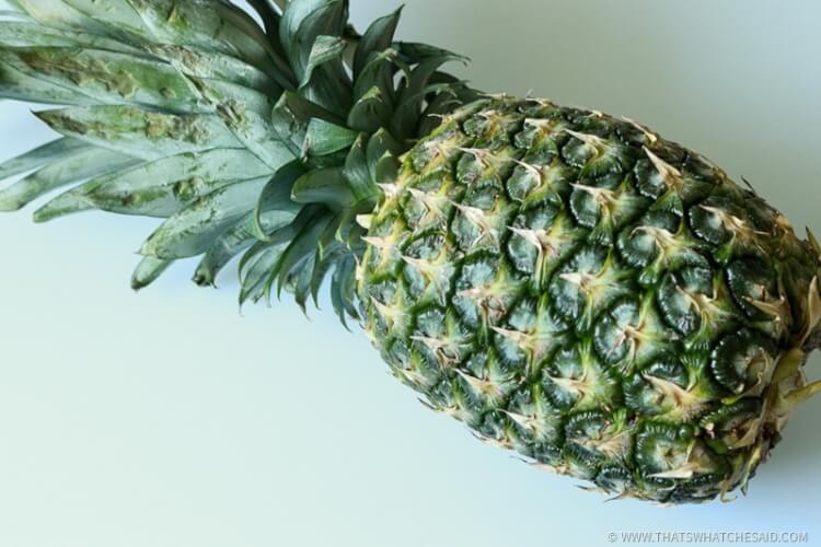 How to choose a ripe Pineapple for fresh frozen pineapple yogurt