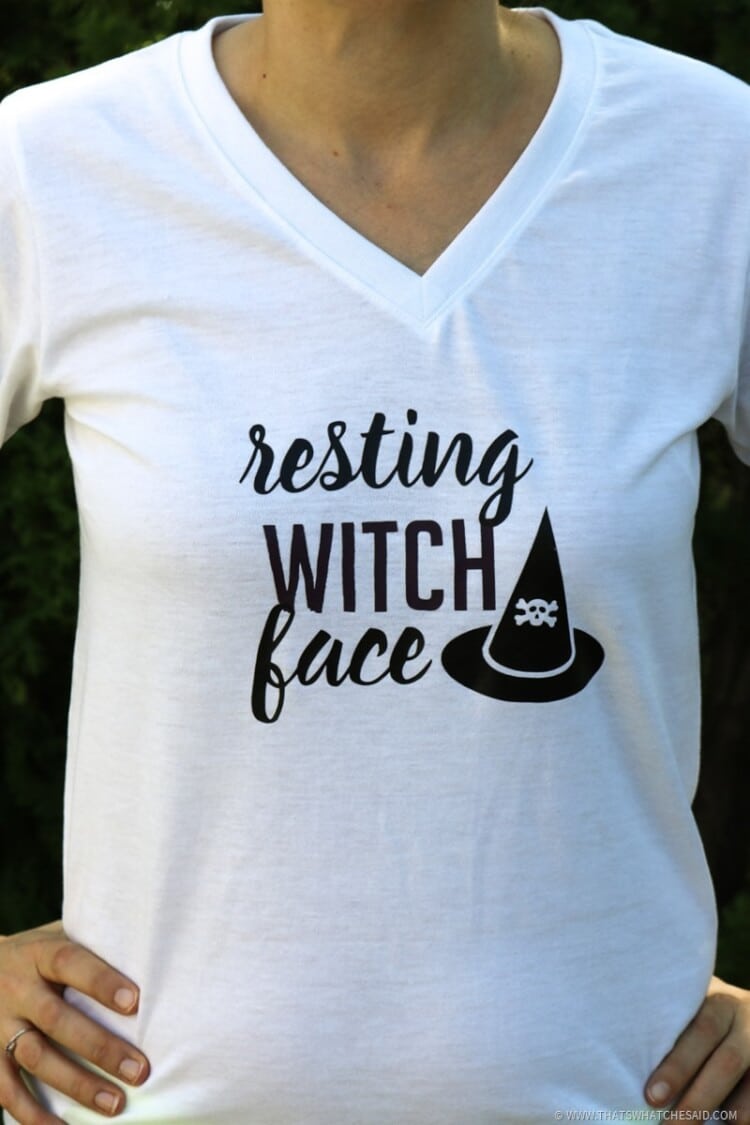 Resting Witch Face Shirt  Free Cut File That s What 