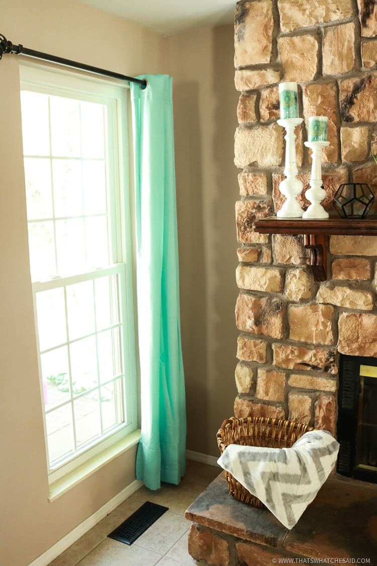 Add Bright Curtains to freshen up your space