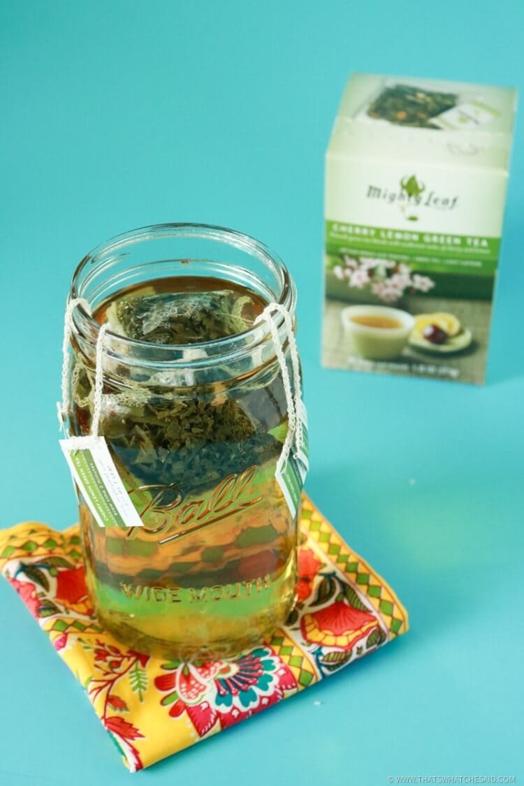 Brew your Green Tea - Kentucky Cousin Cocktail Brew your Green Tea - Kentucky Cousin Cocktail