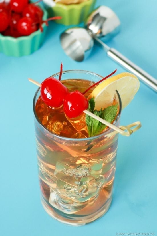 Green Sweet Tea Kentucky Cousin Cocktail Recipe