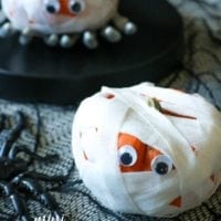 Pumpkin Mummies for Halloween