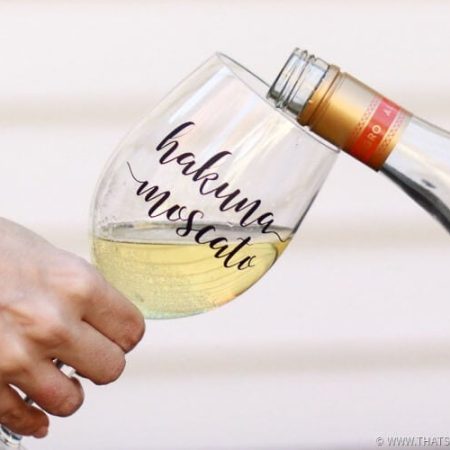 Fun Free Wine Glass Decal Perfect for Girls Night Out