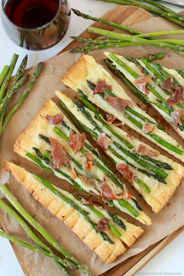 Proscuitto Asparagus Tart