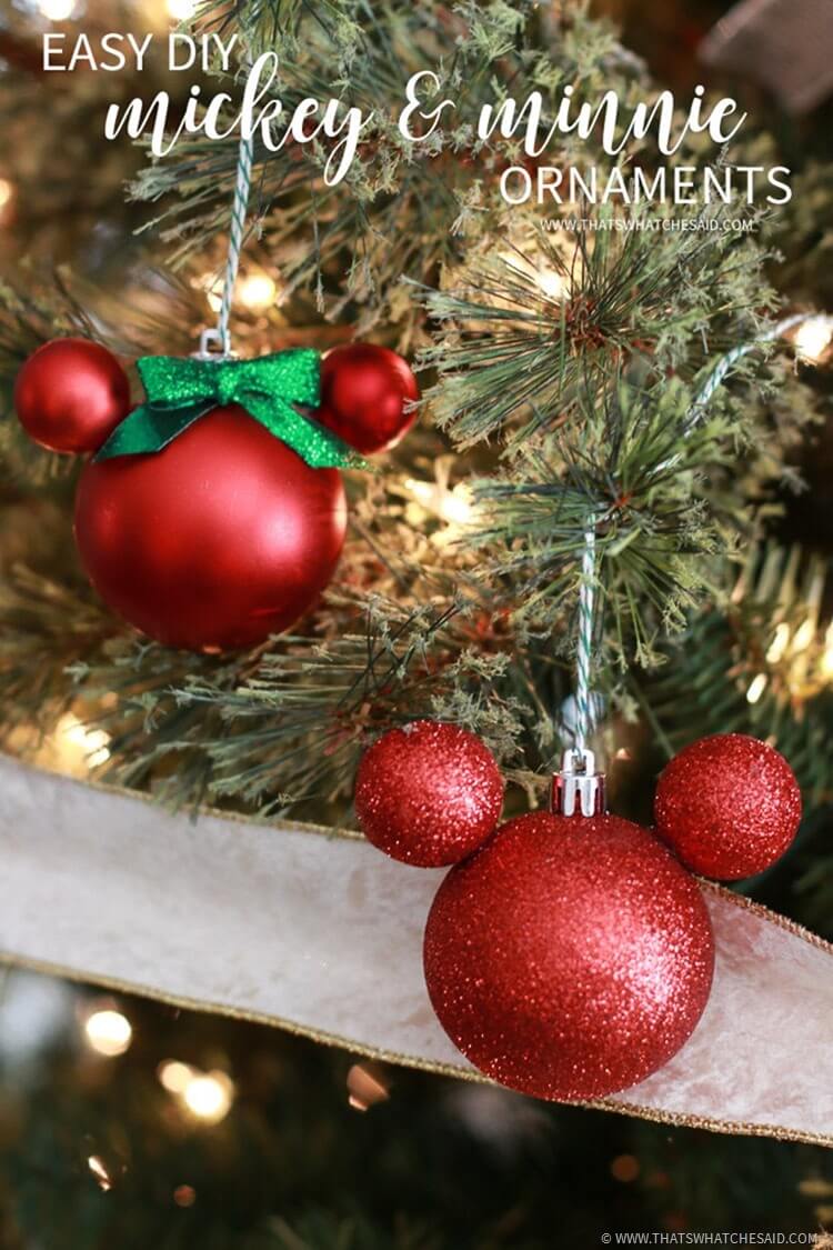 Easy Mickey Mouse Ornament
