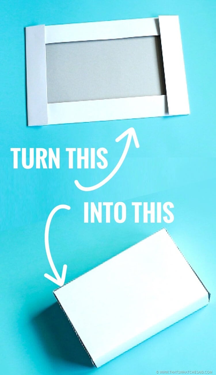 Upcycle a Box Half into a Complete Box with Top & Bottom