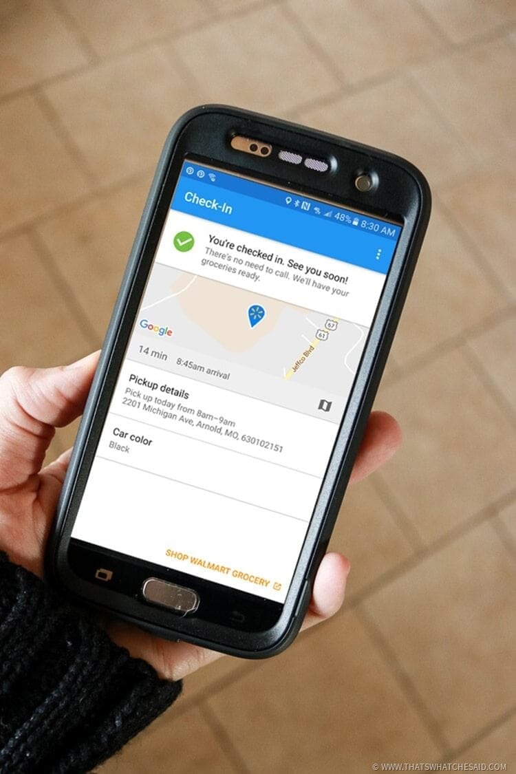 Walmart check in app