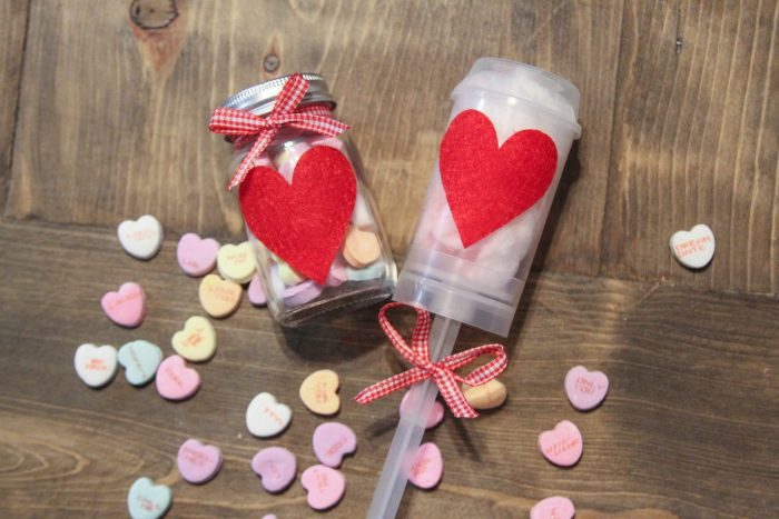 Party Poppers with Heart Felt Stickers