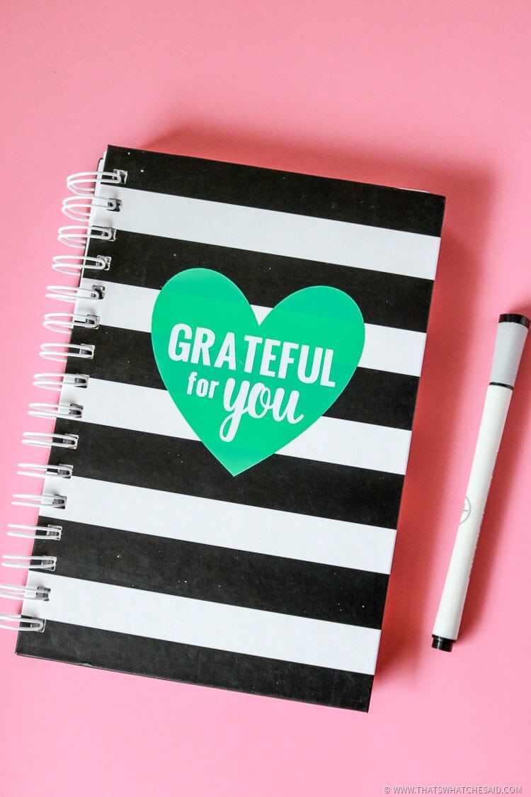 Handmade Gift Idea Gratitude Journal - Perfect Heartfelt Keepsake