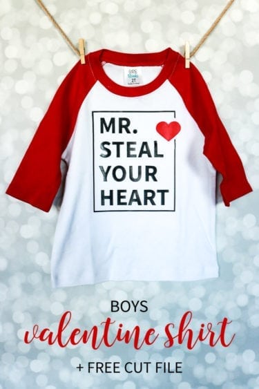 Boys Valentine Shirt Design