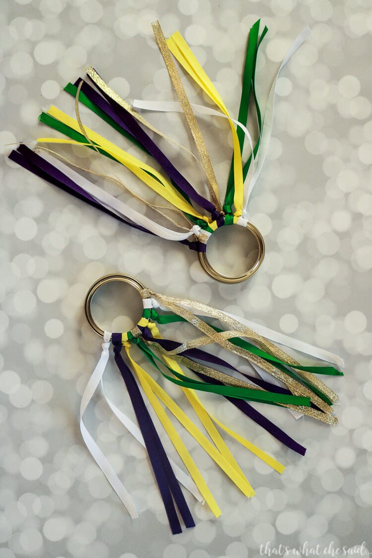 Mardi Gras Parade Streamers