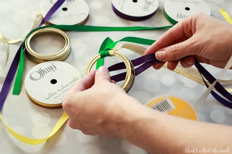 Mason Jar Ring Parade Streamers