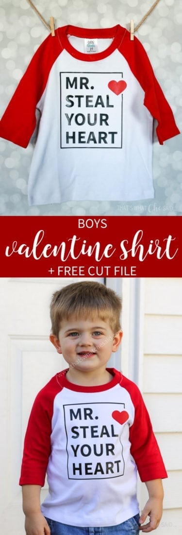 Valentine Shirt for Boys