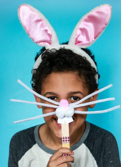 Easter Bunny Face Photo Prop Craft