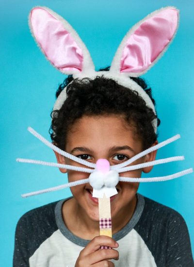 Easter Bunny Face Photo Prop Craft