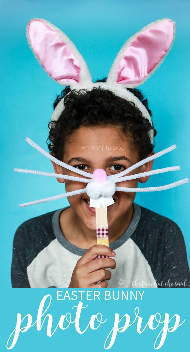 Easter Bunny Photo Prop - Kids Easter Craft Idea