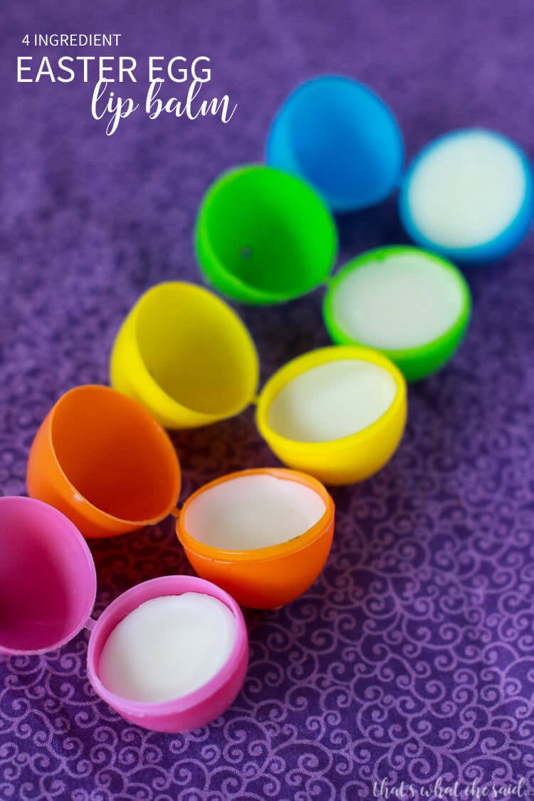 4 Ingredient Easter Egg Lip Balm