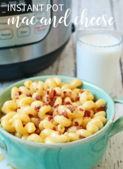 Instant Pot Mac and Cheese