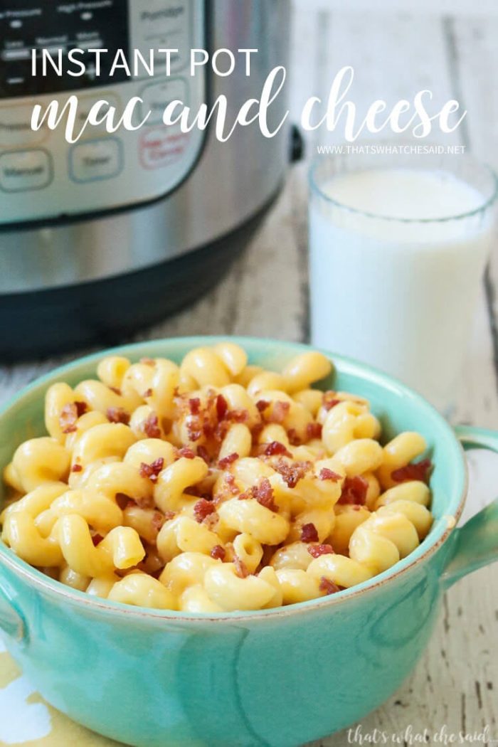 Instant Pot Mac and Cheese