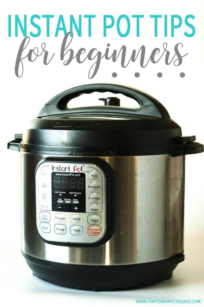 Getting Started with Your Instant Pot