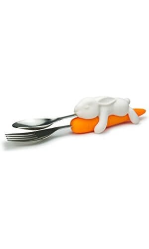 Carrot and Bunny utensil Set