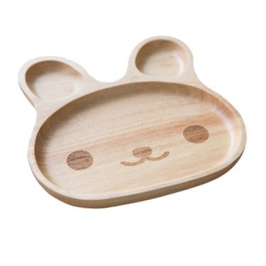 children's wooden Easter Bunny Plate