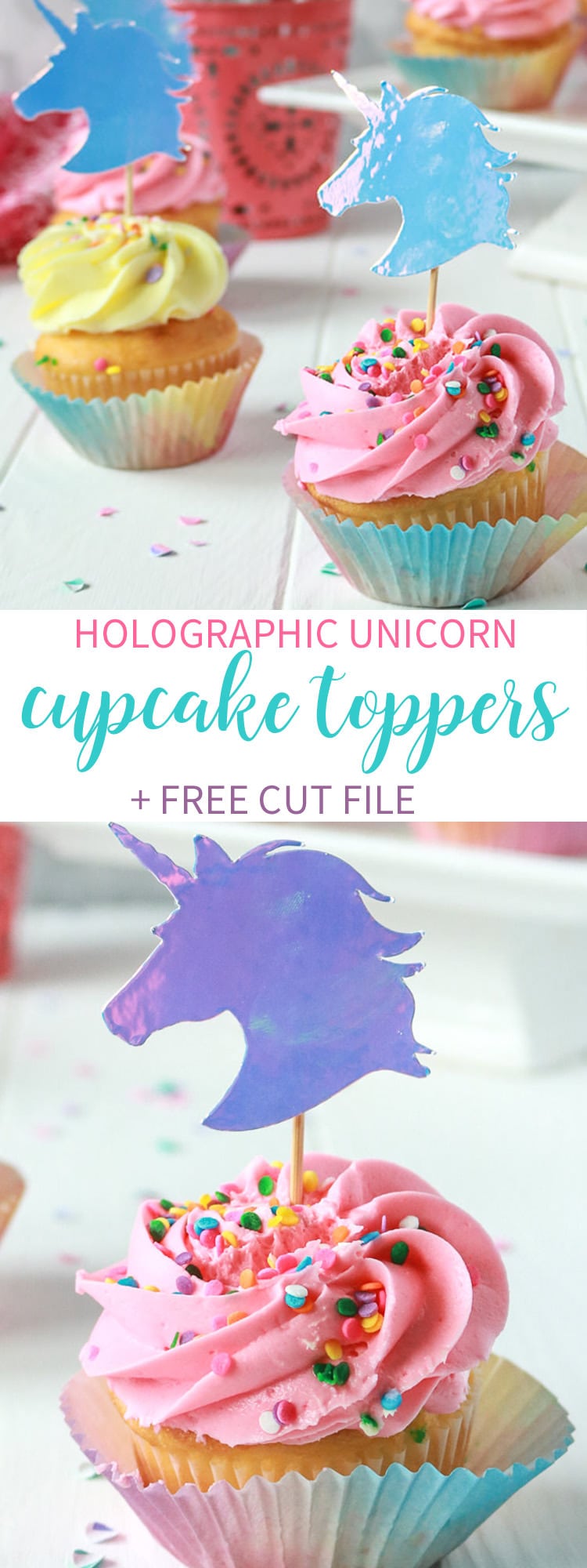 Unicorn Cupcake Toppers Free Unicorn Cut File
