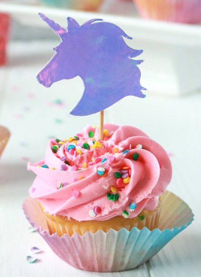 Unicorn Cupcake Toppers