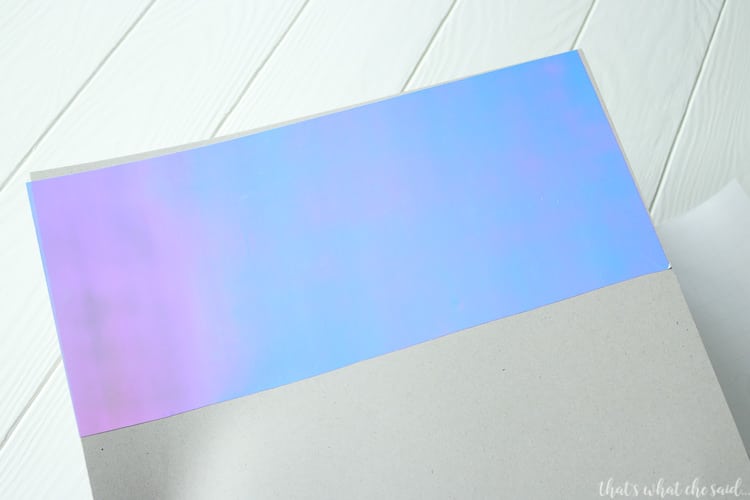 Working with holographic vinyl