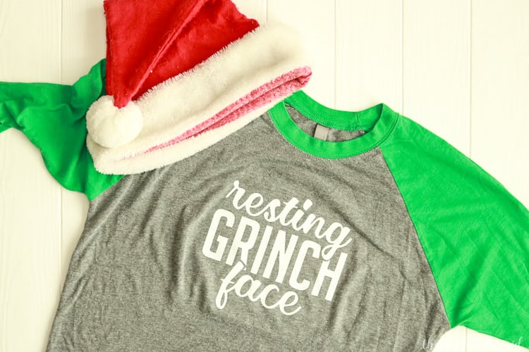 Resting Grinch Face Free Cut File