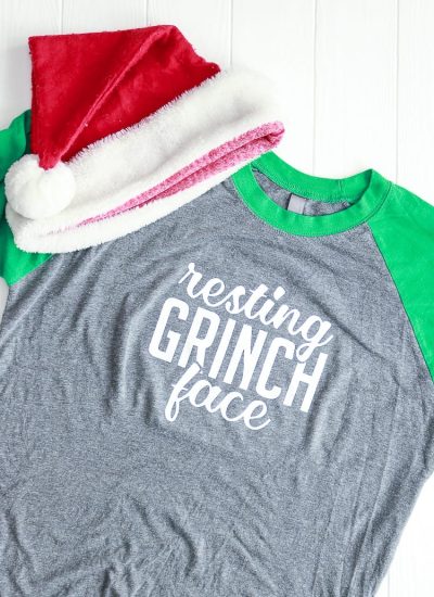 Holiday Resting Grinch Face T-shirt idea