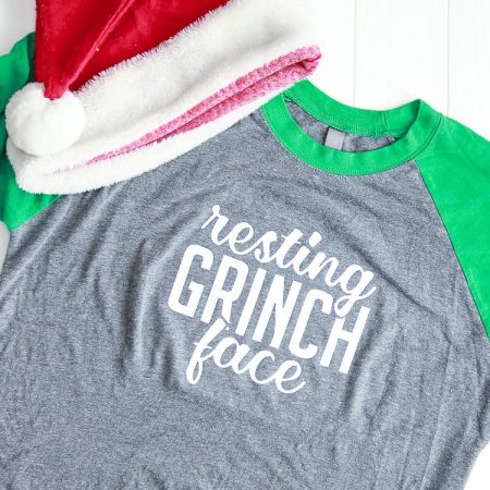 Holiday Resting Grinch Face T-shirt idea