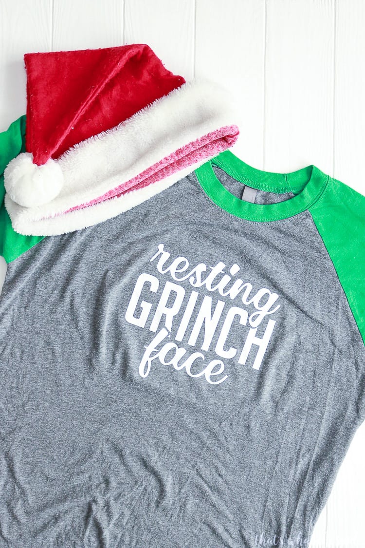 Holiday Resting Grinch Face T-shirt idea