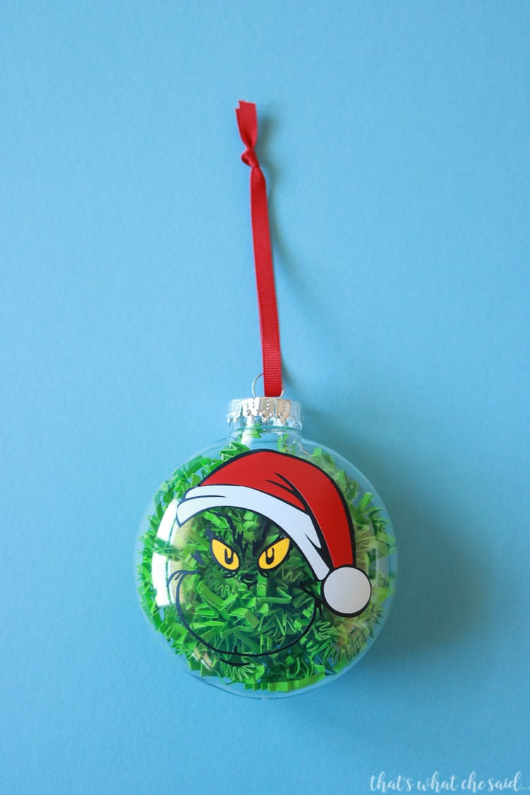 Grinch Christmas Ornament