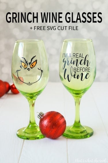 Download Grinch Wine Glasses Free Cut File That S What Che Said PSD Mockup Templates
