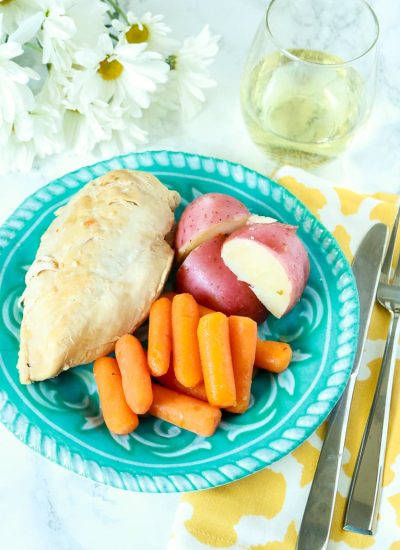 Easy One Pot Chicken Meal made with your Instant Pot Electronic Pressure Cooker