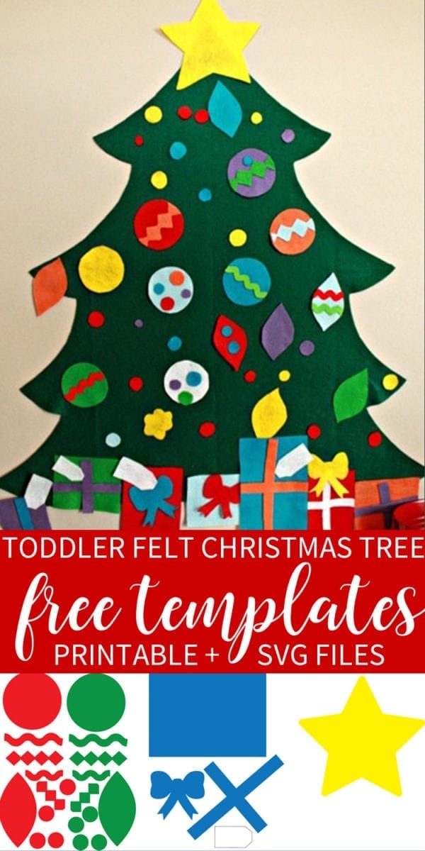 Felt Christmas Tree Patterns & Cut Files – That's What {Che} Said...