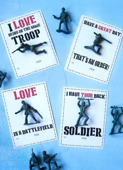 Army Man Valentine Printable