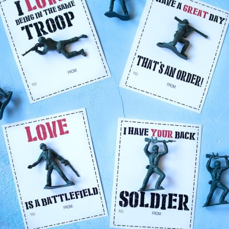 Army Man Valentine Printable