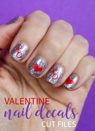 DIY Valentine Nail Decals