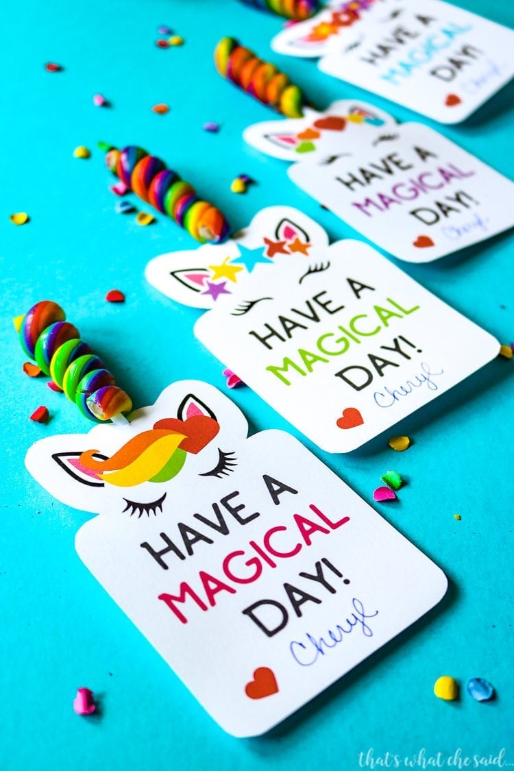 Free Printable Unicorn Valentine Cards