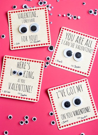 Googley Eyes Printable Valentine Card