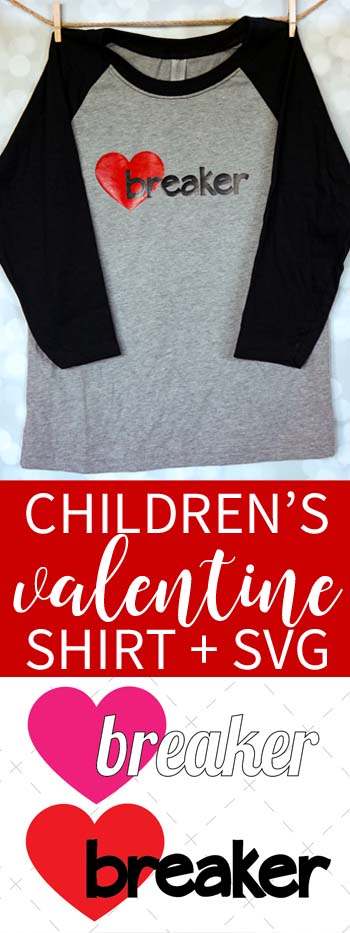 Heartbreaker kid's valentine shirt