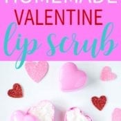 Homemade Valentine Lip Scrub