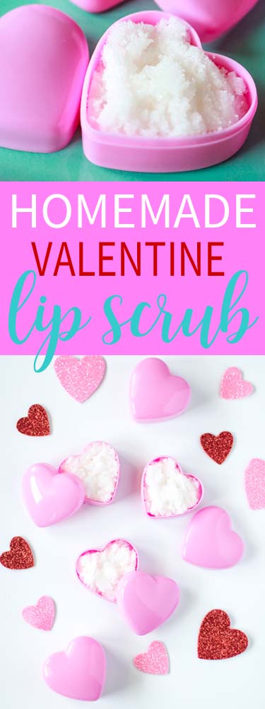 Homemade Valentine Lip Scrub