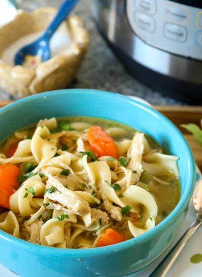 How to Make Instant Pot chicken noodle soup