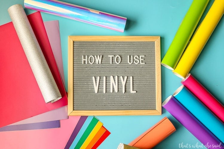 How to Use Vinyl