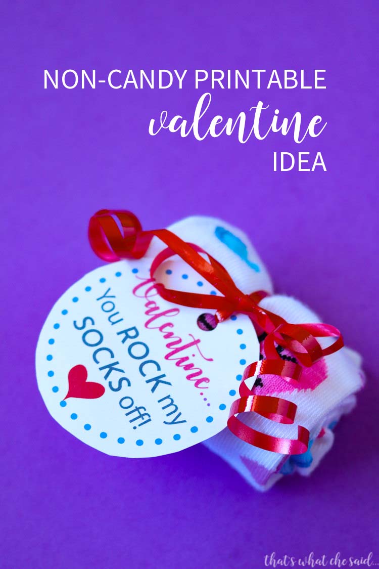 Printable Valentine Non Candy Idea